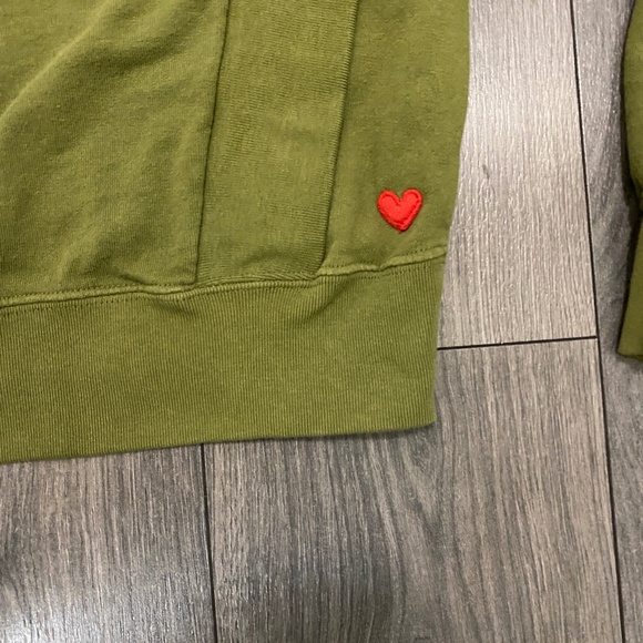 Preloved Lindy Olive Green Sweatshirt Size M - Picture 5 of 7